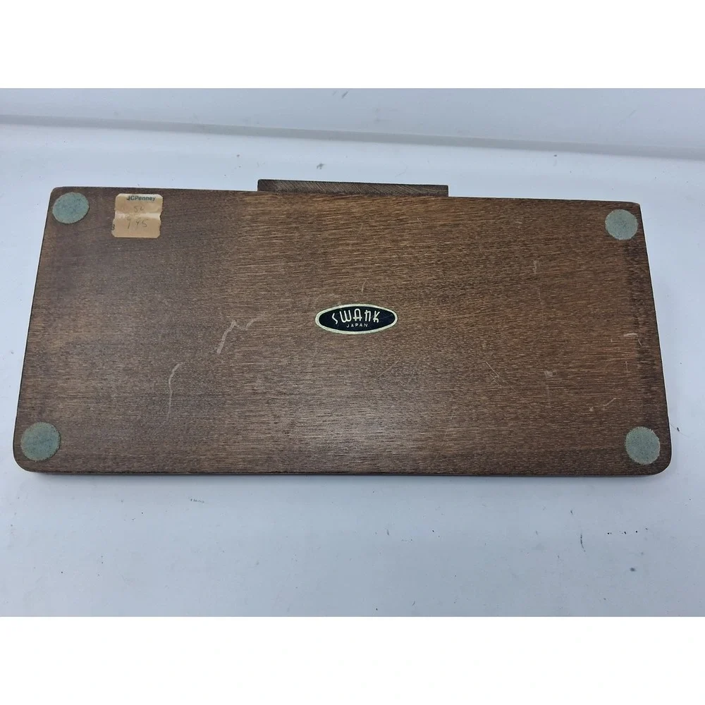 SWANK vintage wood